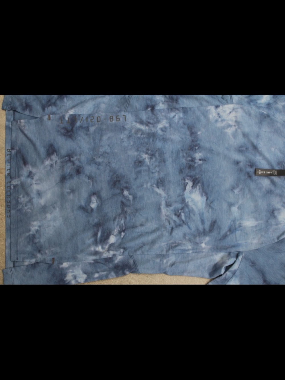 Lululemon Always Agile Short Sleeve size XS Men's Shirt Blue Tie-Dye - Picture 7 of 8